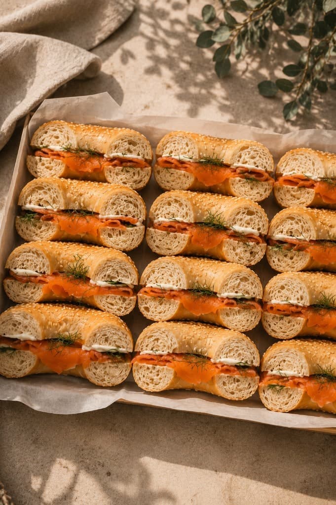 Smoked Salmon Bagel Platter
